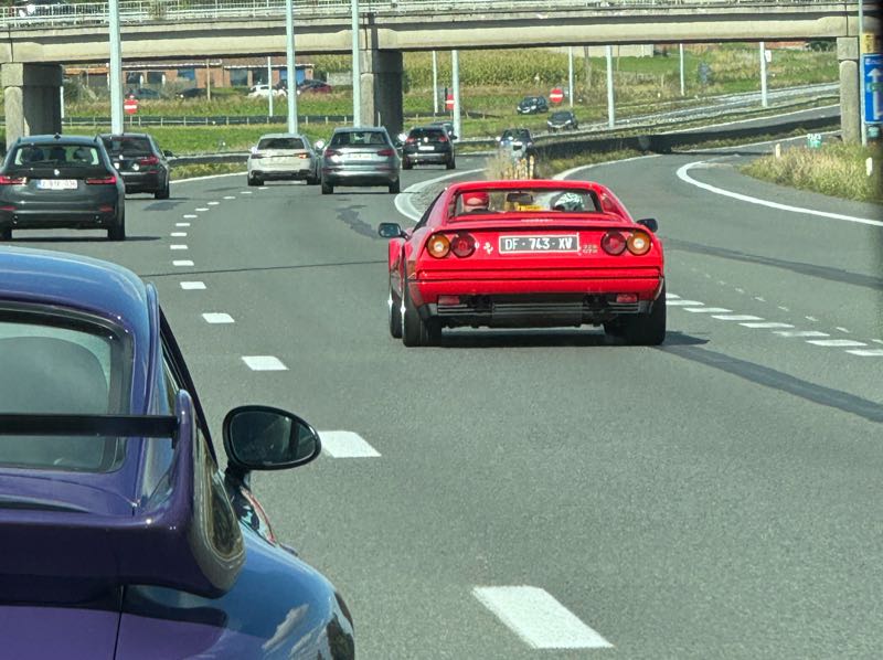 Ferrari 328 GTB spotted in Brugge