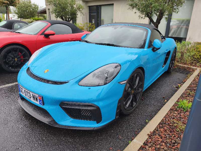 Porsche 718 Boxster (2022) spotted in Montpellier, France