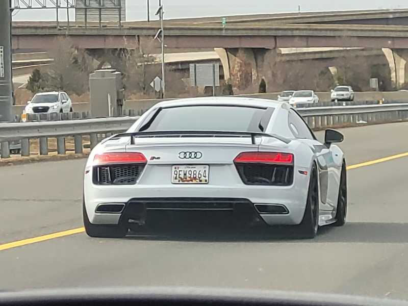 Audi R8 spotted in Baltimore