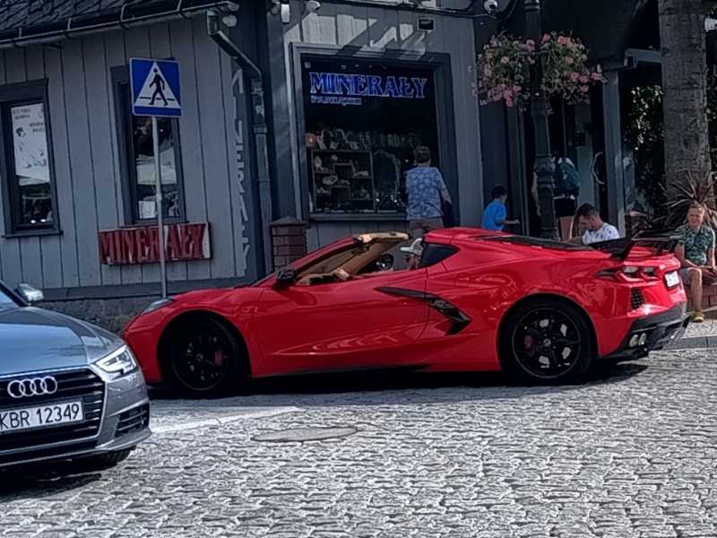 Chevrolet Corvette Stingray (2021) spotted in Jelenia Góra, Poland