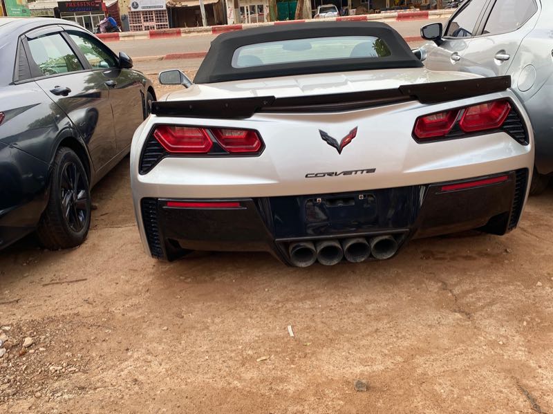 Chevrolet Corvette spotted in Ouagadougou