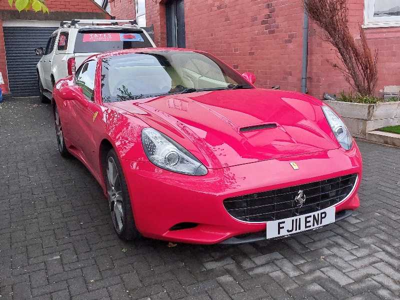 Ferrari California spotted in Llandudno