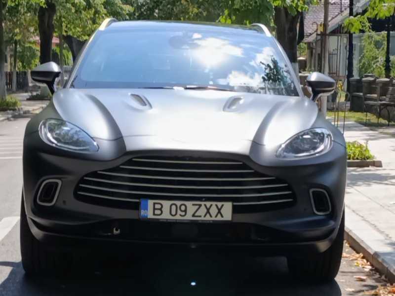 Aston Martin DBX spotted in Câmpina