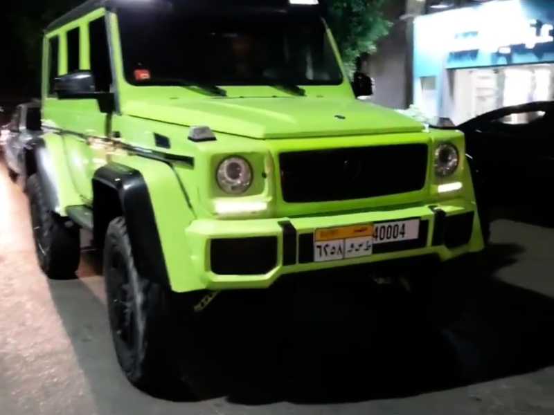 Mercedes-Benz G-Class 4x4 Squared spotted in Cairo