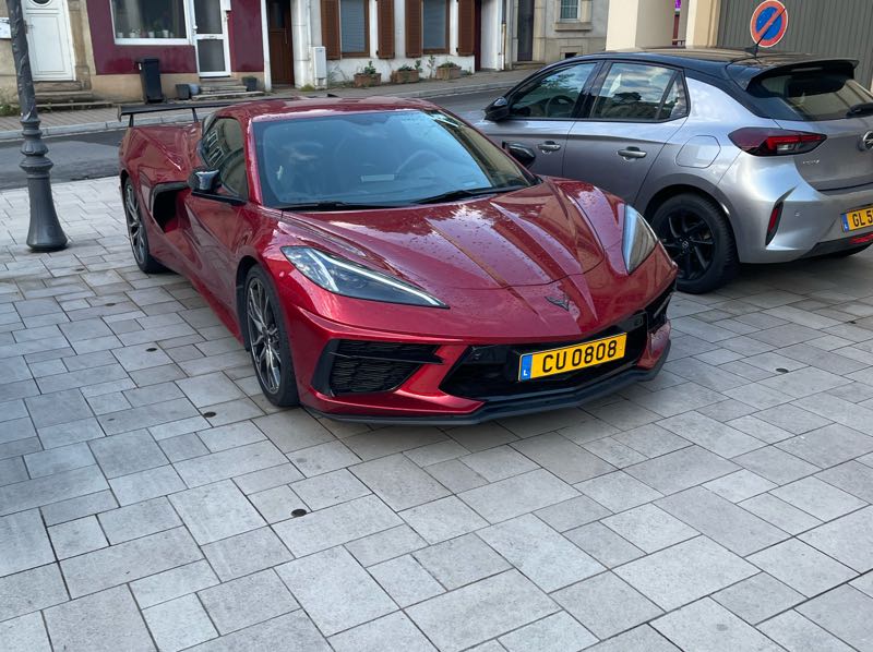 Chevrolet Corvette Stingray (2020) spotted in Luxembourg, Luxembourg