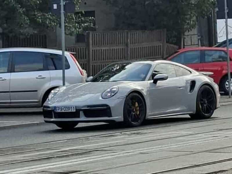 Porsche 911 Turbo S (2021) spotted in Pabianice, Poland