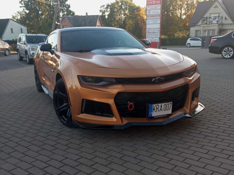 Chevrolet Camaro ZL1 spotted in Jonava