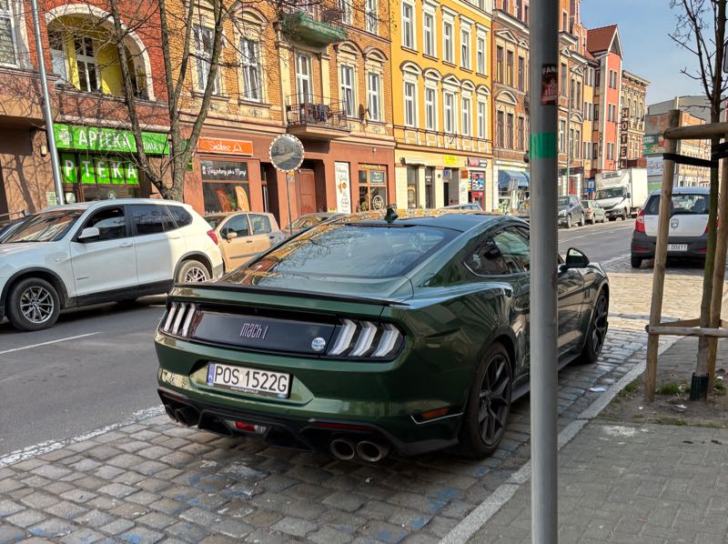 Ford Mustang Mach 1 (2021) spotted in Ostrów Wielkopolski, Poland