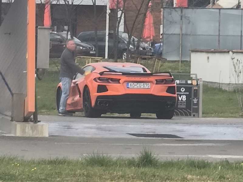 Chevrolet Corvette C8 spotted in Eger