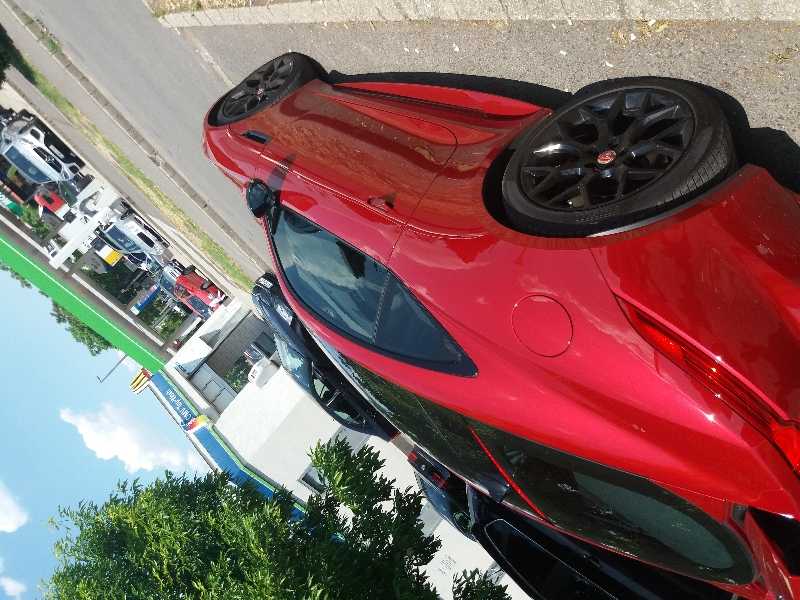 Jaguar F-Type spotted in Miskolc