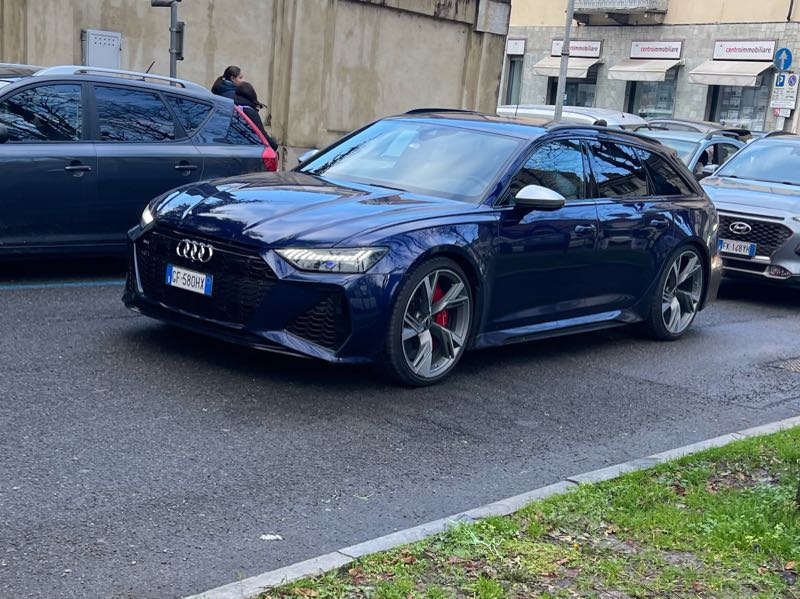 Audi RS 7 spotted in Alessandria