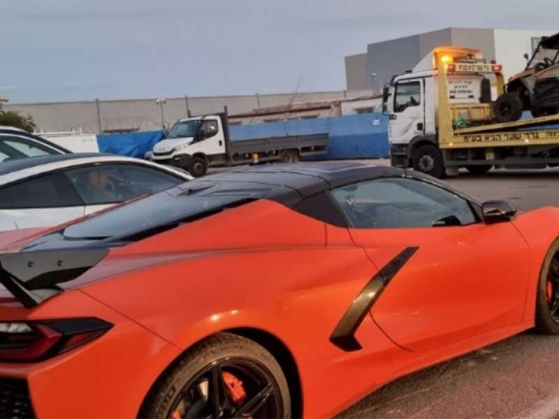 Chevrolet Corvette C8 spotted in Bnei Brak