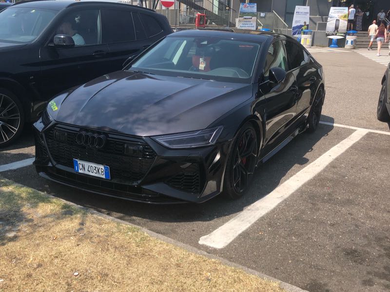 Audi RS7 (2021) spotted in Rome, Italy