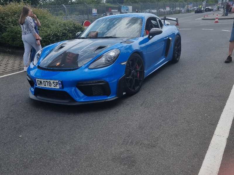 Porsche 718 Cayman GT4 (2020) spotted in Nürburg, Germany