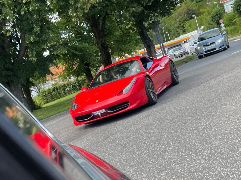 Ferrari 458 Italia spotted in Sandefjord