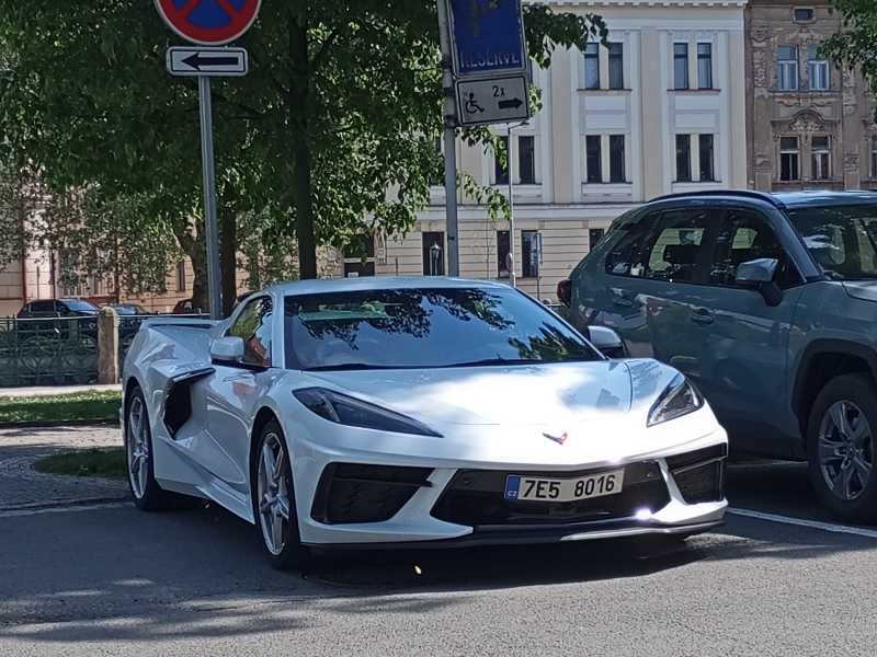 Chevrolet Corvette spotted in Hradec Králové
