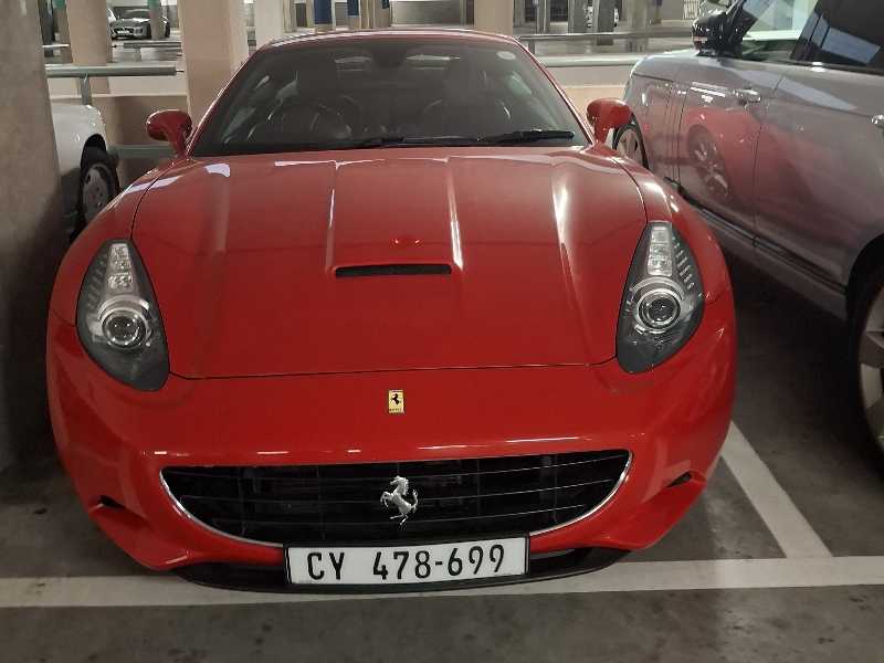 Ferrari California (2011) spotted in Cape Town, South Africa