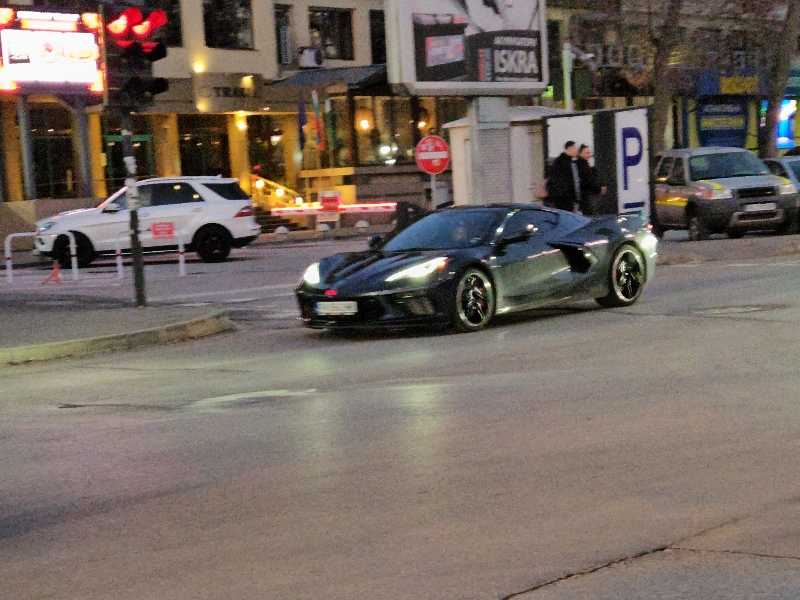 Chevrolet Corvette C8 spotted in Pazardzhik