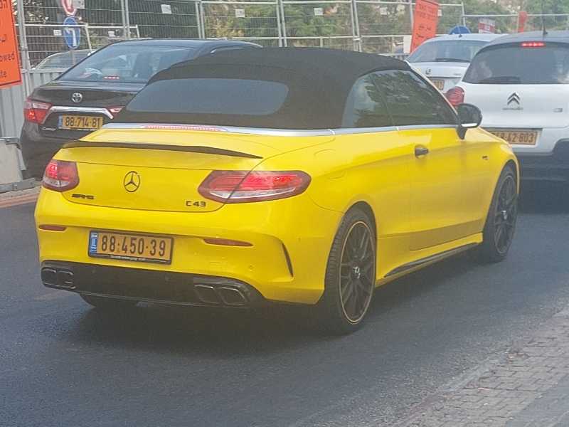 Mercedes-Benz C43 AMG spotted in Tel Aviv