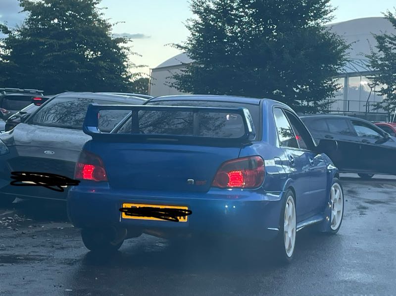 Subaru Impreza WRX STI (2005) spotted in Manchester, United Kingdom