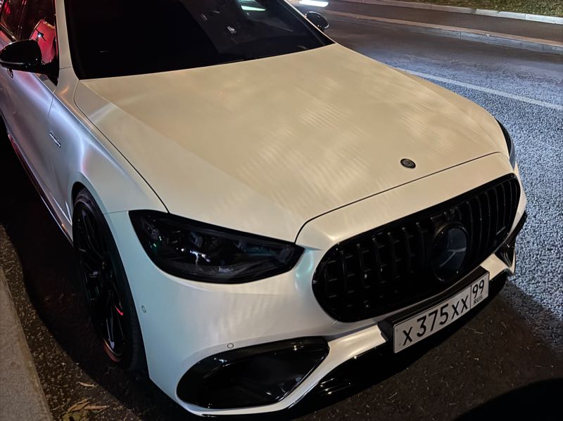 Mercedes-Benz AMG S63 spotted in Moscow