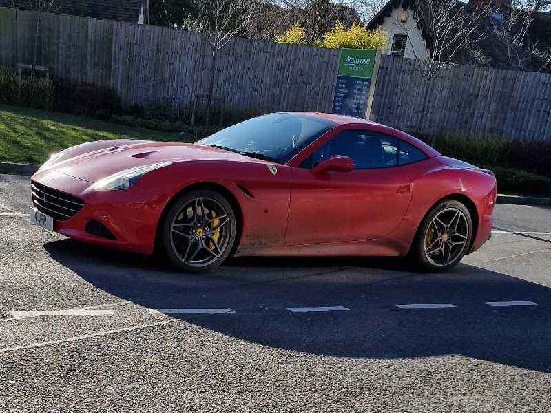 Ferrari California spotted in Worcester