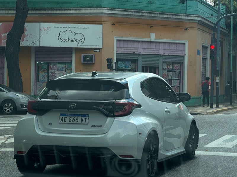 Toyota GR Yaris spotted in Buenos Aires