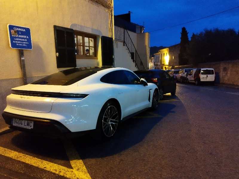 Porsche Taycan spotted in Son Servera