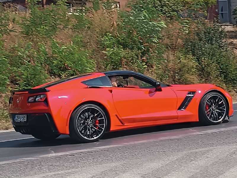 Chevrolet Corvette Z06 spotted in Tuzla