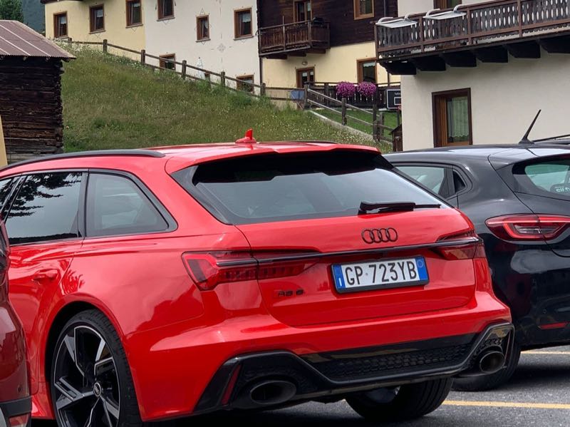 Audi RS6 spotted in Livigno