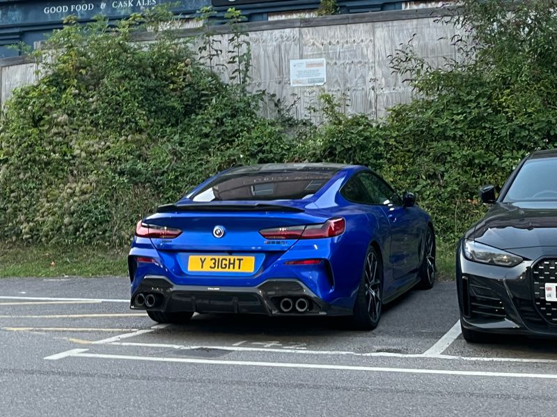 BMW M850i spotted in Basingstoke