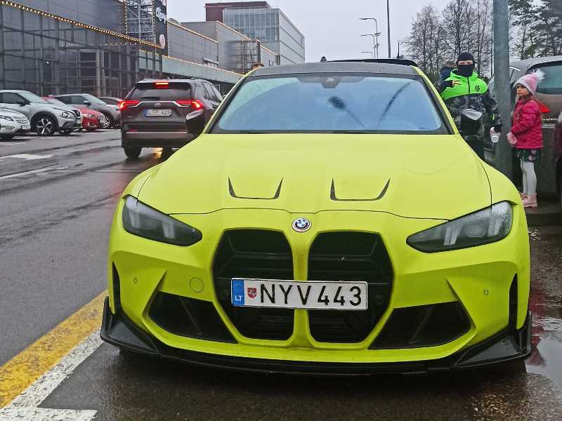 BMW M3 (2021) spotted in Vilnius, Lithuania