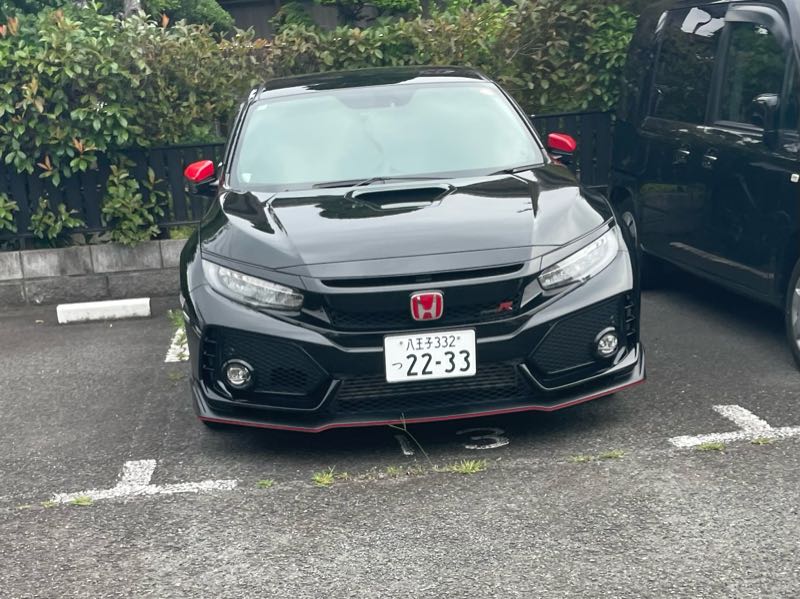 Honda Civic Type R spotted in Hachiōji