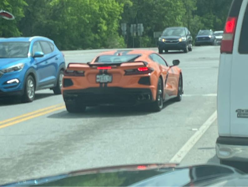 Chevrolet Corvette C8 spotted in Oxford