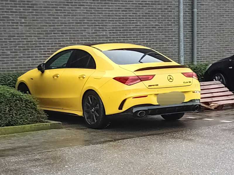 Mercedes-Benz CLA 45 spotted in Hasselt