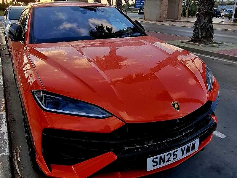 Lamborghini Urus spotted in Molina de Segura