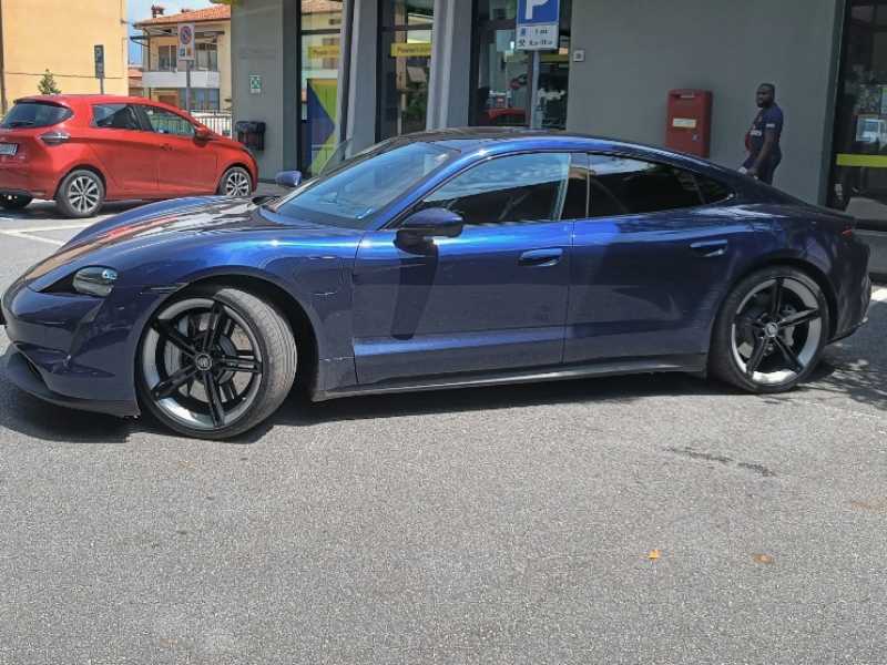 Porsche Taycan spotted in Lavenone