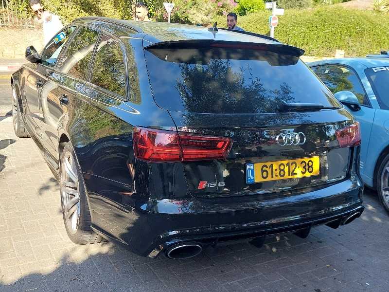 Audi RS6 (2019) spotted in Tel Aviv, Israel