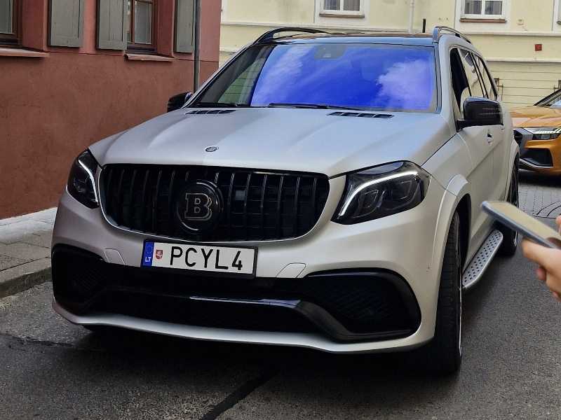 Mercedes-Benz GLS spotted in Vilnius