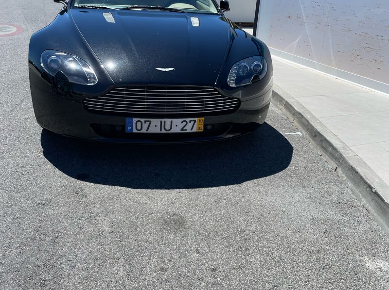 Aston Martin DB9 spotted in Lisbon