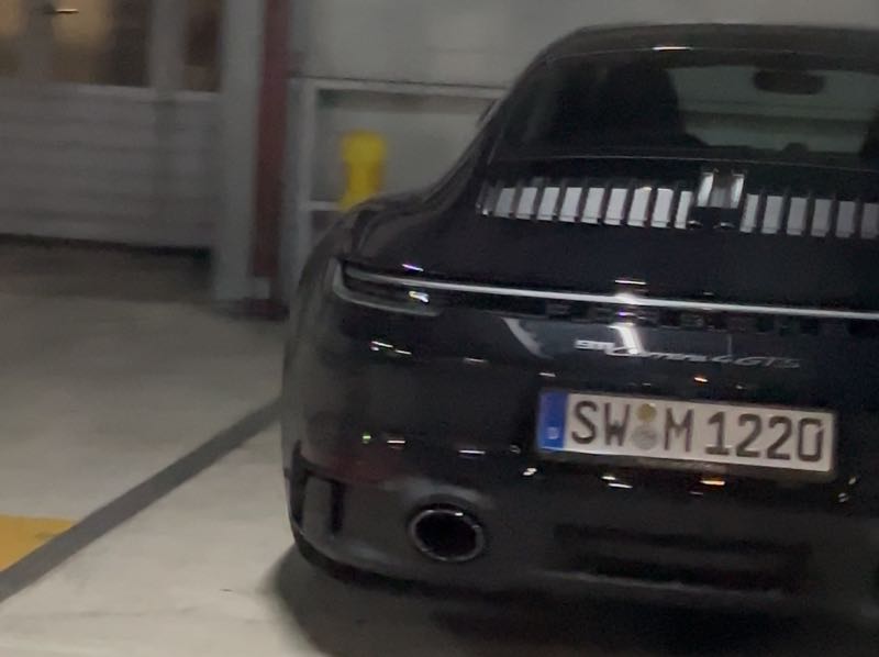 Porsche 911 GT3 spotted in Schweinfurt