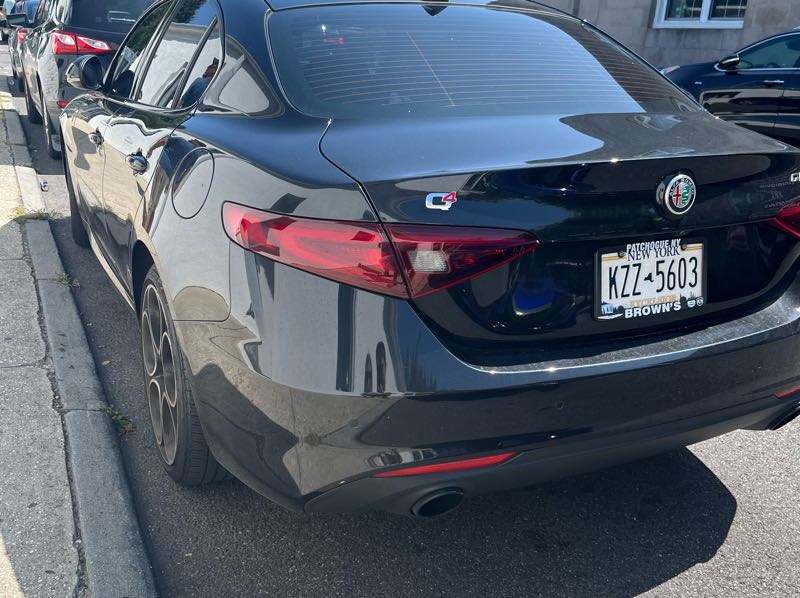 Alfa Romeo Giulia Quadrifoglio spotted in Haverhill