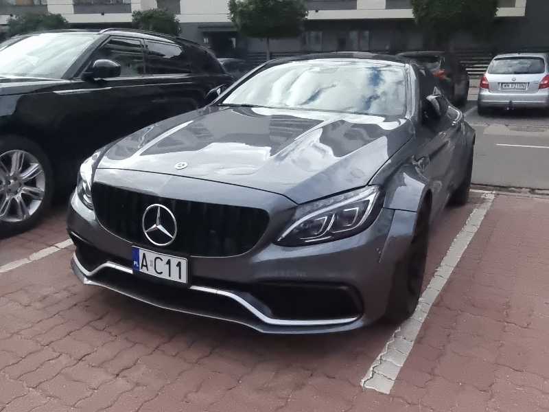 Mercedes-Benz C63 AMG spotted in Wawer