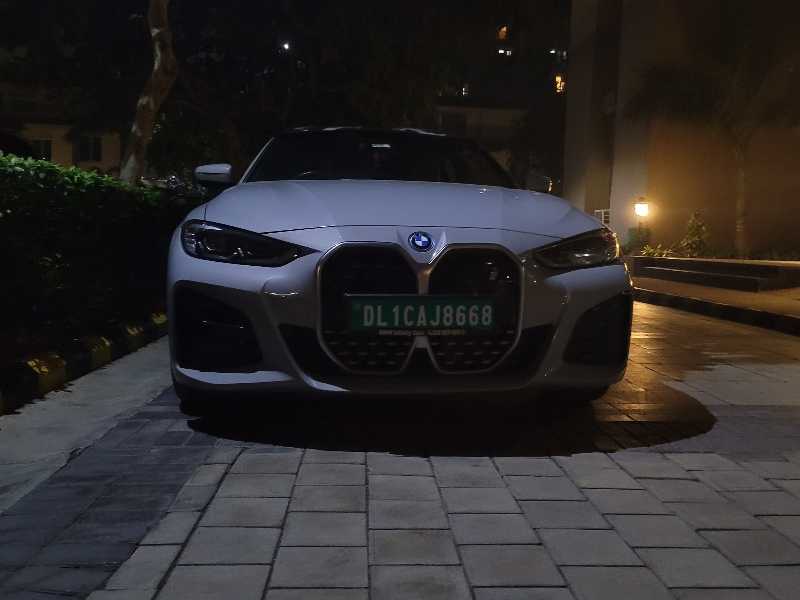 BMW i4 spotted in Gurugram