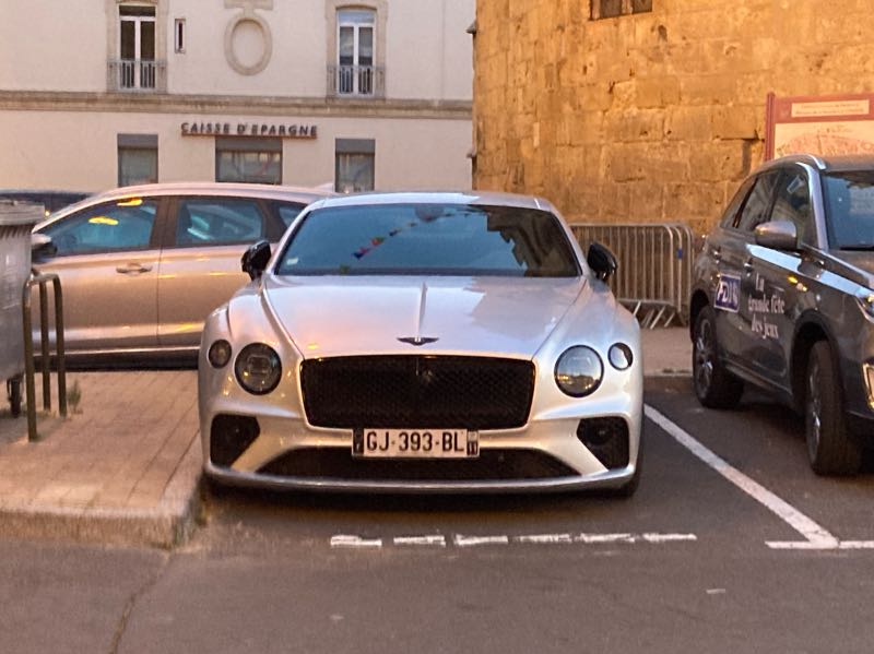 Bentley Continental GT spotted in Narbonne