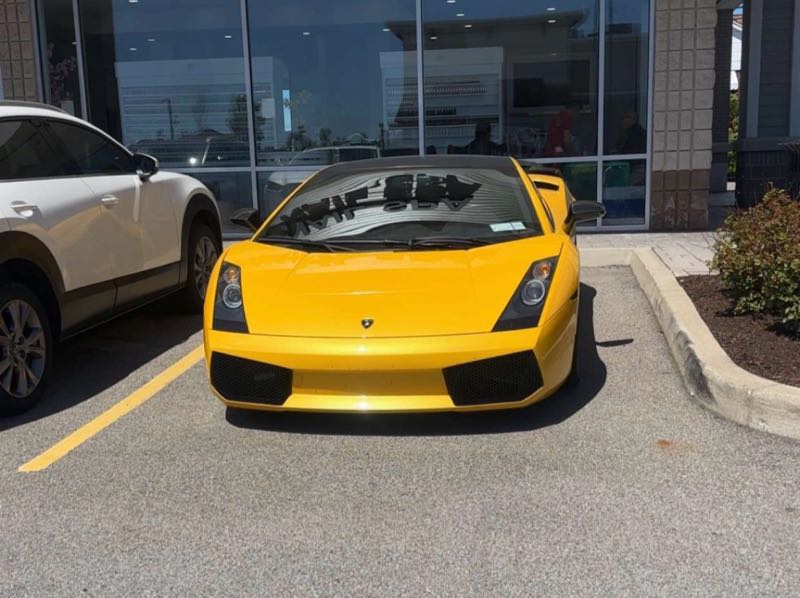 Lamborghini Gallardo spotted in Amherst