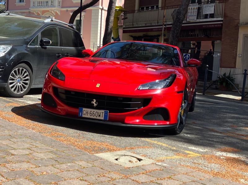 Ferrari Portofino spotted in Livorno