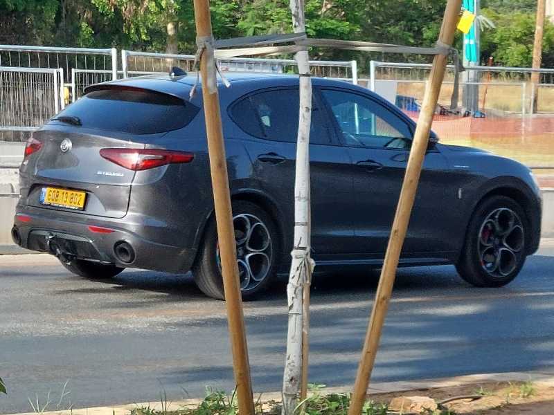 Alfa Romeo Stelvio Quadrifoglio spotted in Tel Aviv