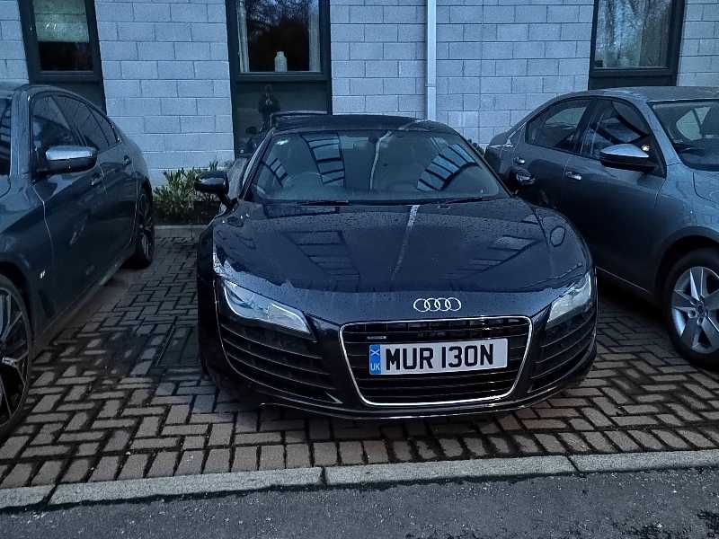Audi R8 spotted in Aberdeen