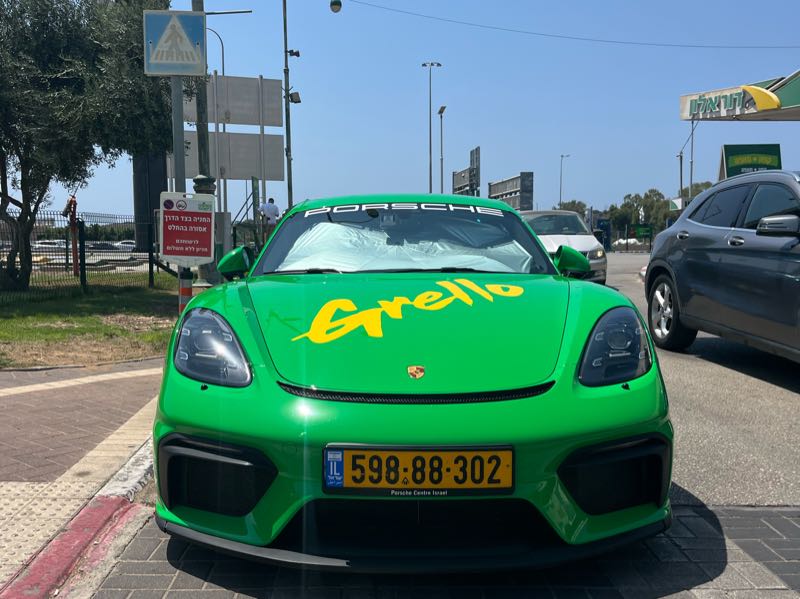 Porsche 718 Cayman spotted in Netanya